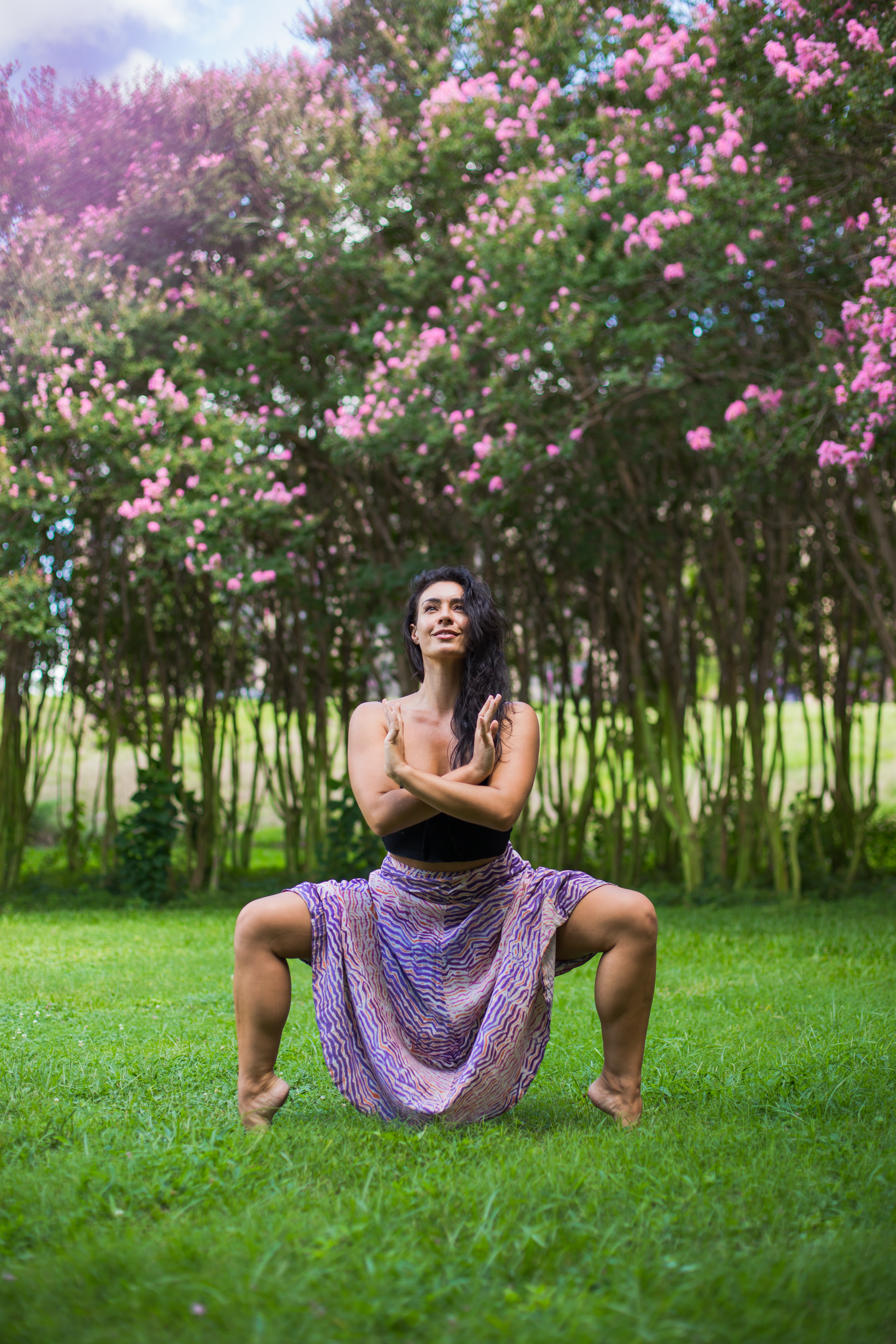 Alexandra Yoga session outside
