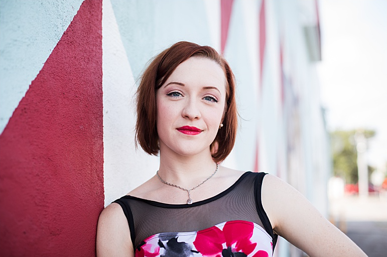 Courtney posing in a studio – Houston dancer photos